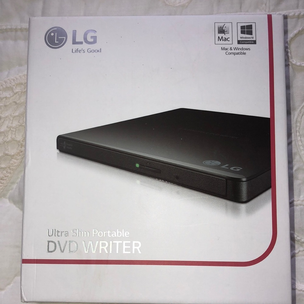 LG Ultra Slim Portable DVD Writer